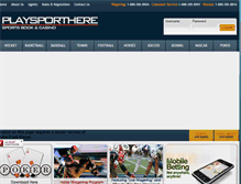 Tablet Screenshot of playsporthere.com